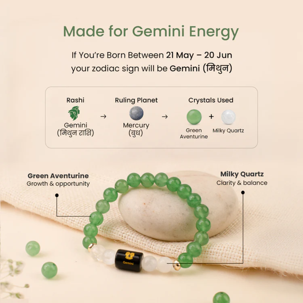 Gemini Zodiac Bracelet