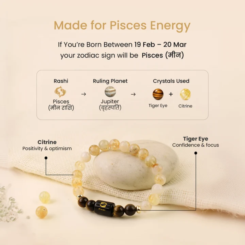 Pisces Zodiac Bracelet