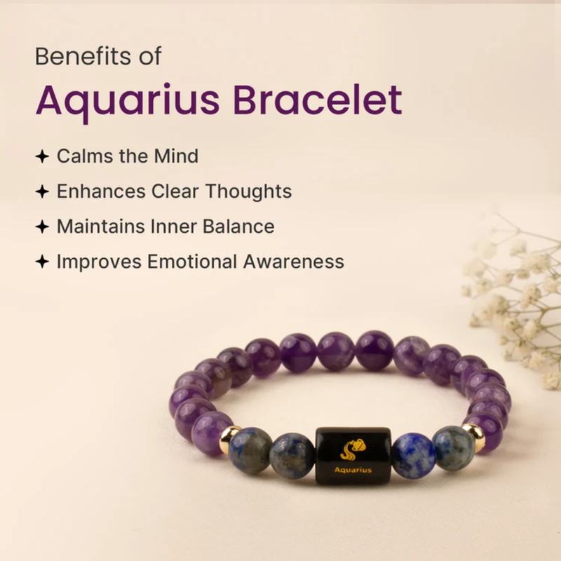 Aquarius Zodiac Bracelet