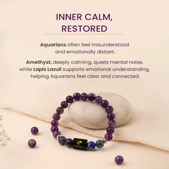 Aquarius Zodiac Bracelet