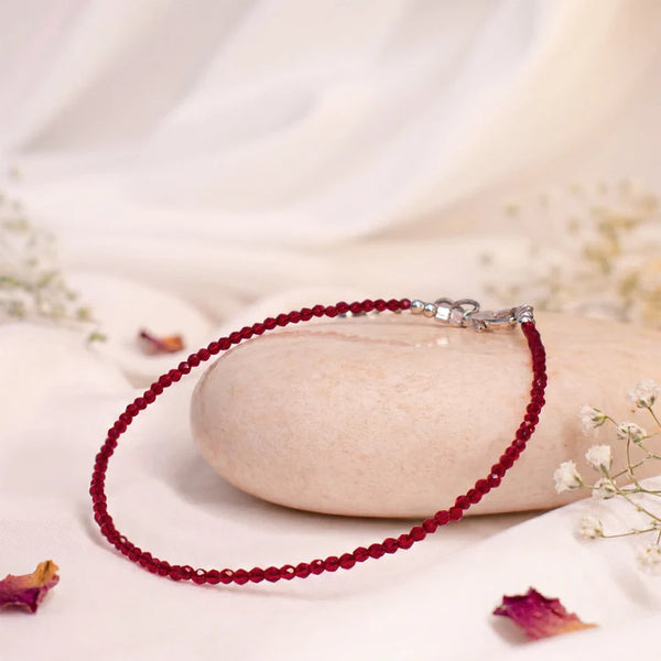 Garnet Anklet
