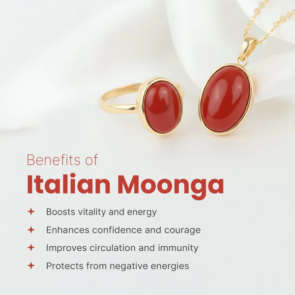 Italian Red Coral (Moonga)