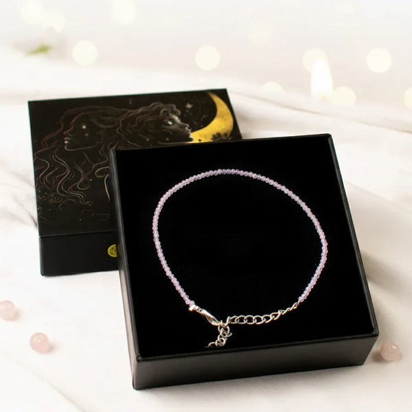 Rose Quartz Anklet