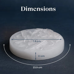 Raw Selenite Crystal Recharging Plate