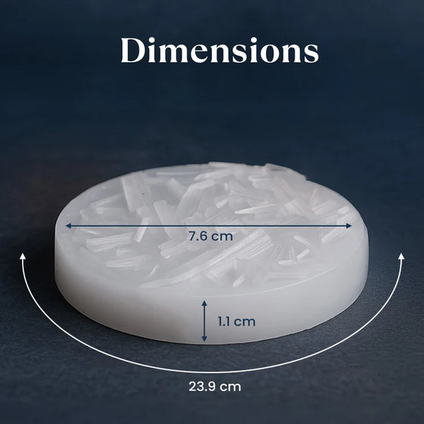 Raw Selenite Crystal Recharging Plate