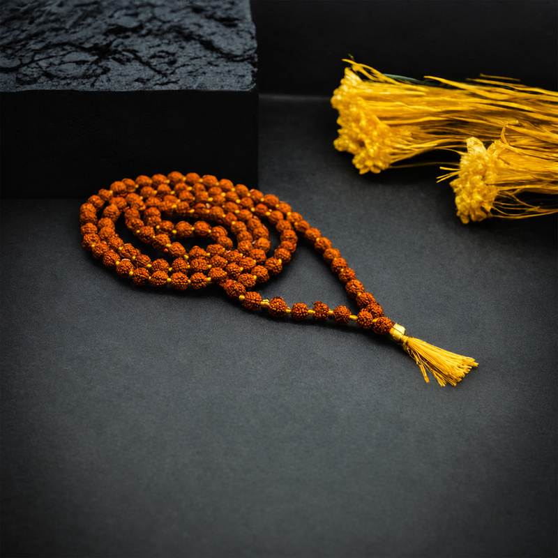 Brown Rudraksha Mala
