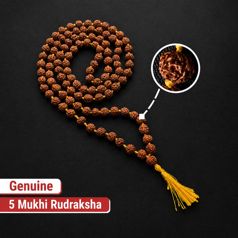 Brown Rudraksha Mala