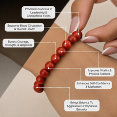 Red Coral (Moonga) Bracelet