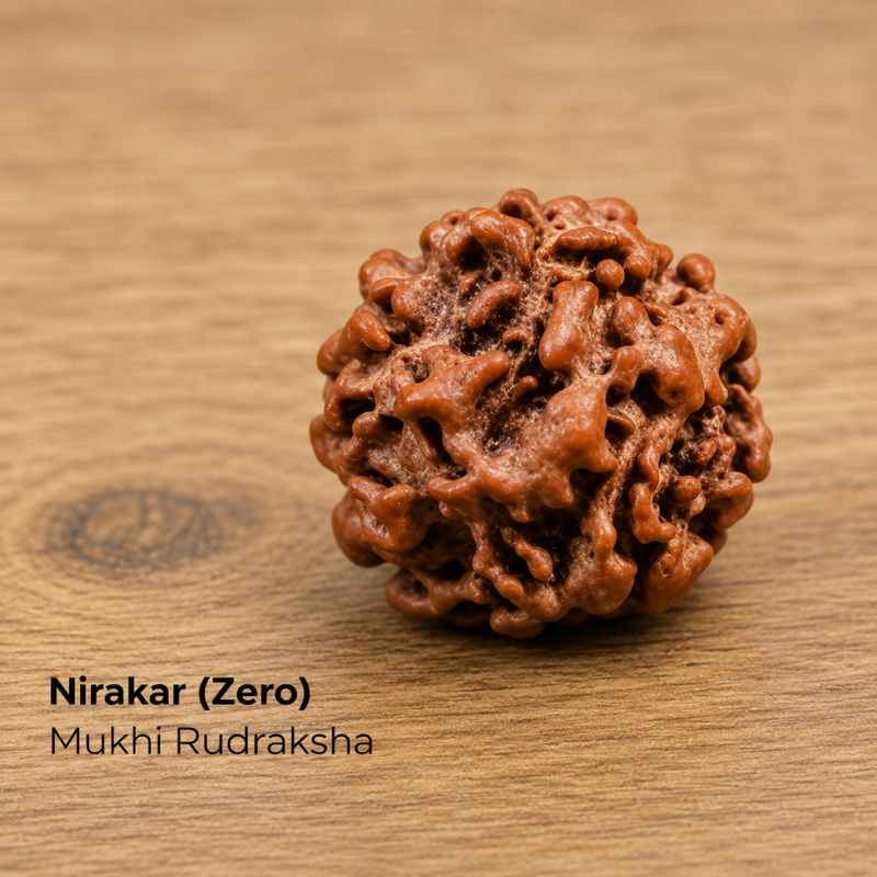 Nirakar (Zero ) Mukhi Rudraksha