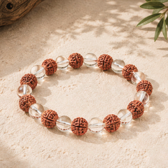 Rudraksha Crystal Bracelet