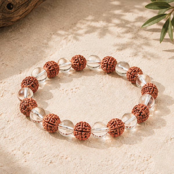 Rudraksha Crystal Bracelet